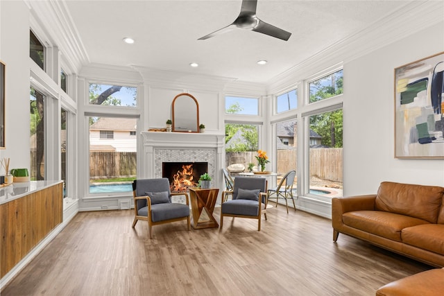sunroom / solarium with healthy amount of natural light