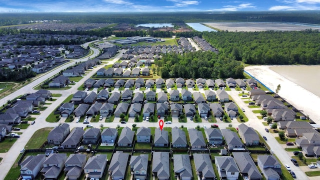 10330 Douglas Fir Villa Ave, Houston, TX 77044 - aerial overview of property's location featuring nearby suburban area and a nearby body of water