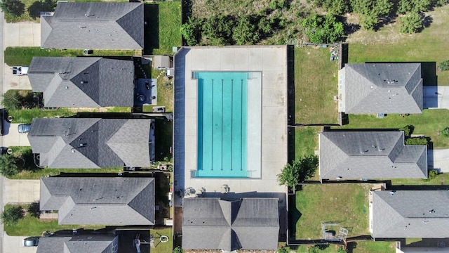 10330 Douglas Fir Villa Ave, Houston, TX 77044 - aerial perspective of suburban area featuring a pool area