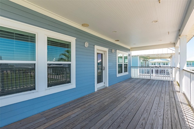 view of deck