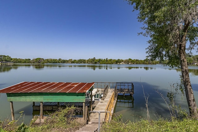 652 E Taylor Lake Cir, Livingston, TX 77351 - view of dock featuring a water view