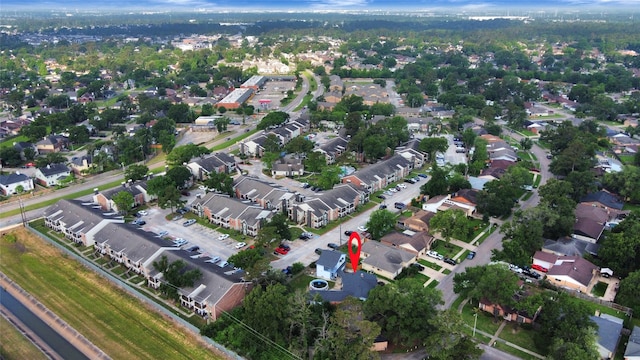 13230 Ferry Hill Ln, Houston, TX 77015 - aerial overview of property's location featuring nearby suburban area