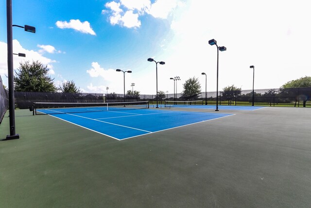 29046 Davenport Dr, Katy, TX 77494 - view of tennis court featuring fence and community basketball court