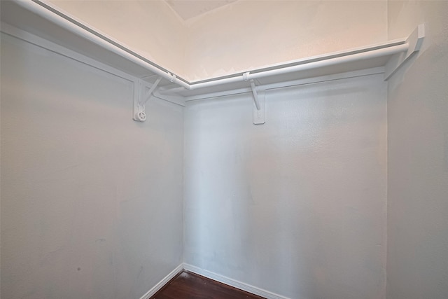 7727 N Friesian Meadow Ln NW, Humble, TX 77338 - spacious closet featuring dark wood-style flooring