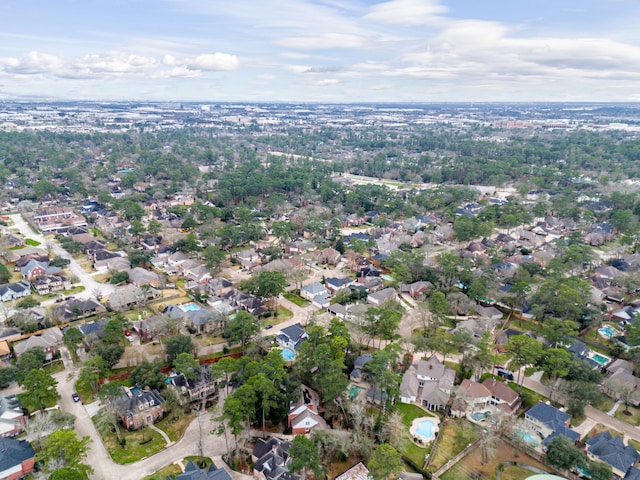 14102 Haynes Dr, Houston, TX 77069 - bird's eye view with a residential view
