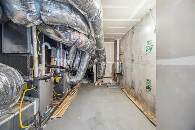 4410 Floyd St Unit B, Houston, TX 77007 - view of unfinished below grade area
