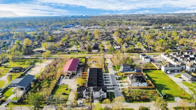 bird's eye view featuring a residential view