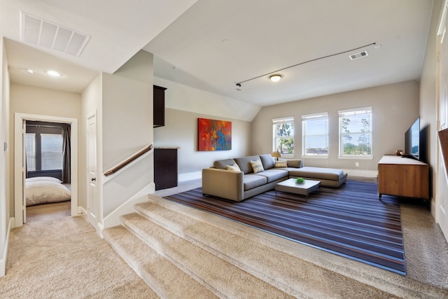 8227 Caroline Ridge Dr, Humble, TX 77396 - living room with carpet and baseboards