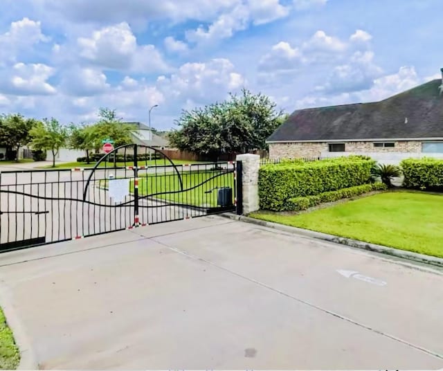 9307 Langley Springs Dr, Houston, TX 77095 - view of gate