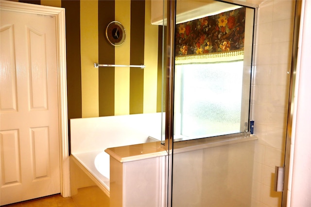 9307 Langley Springs Dr, Houston, TX 77095 - bathroom with a shower with door