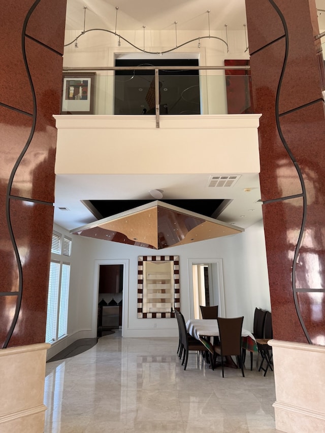 interior space with visible vents
