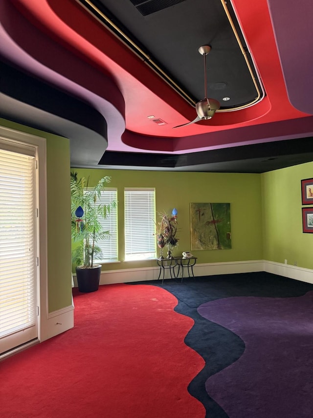interior space featuring visible vents