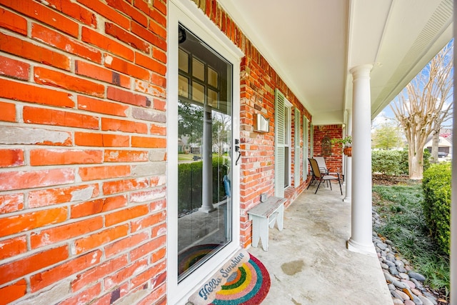 view of patio / terrace featuring a porch