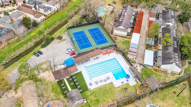 drone / aerial view