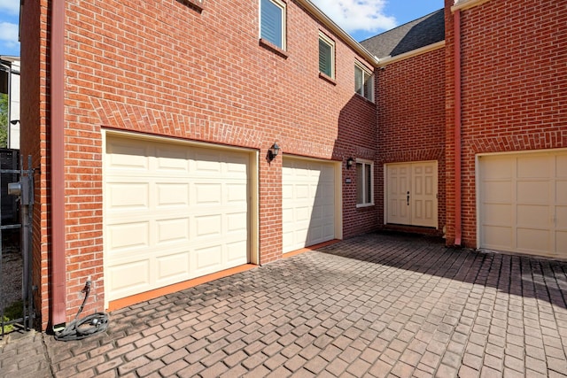exterior space featuring driveway