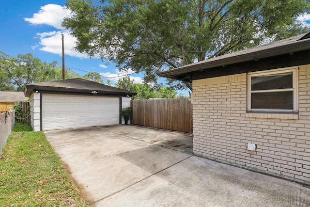 exterior space with fence