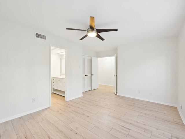 1812 Saxony Ln, Houston, TX 77058 - unfurnished room with a ceiling fan, light wood-type flooring, and baseboards