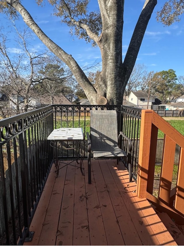 11423 Corola Trail Dr, Houston, TX 77066 - view of deck