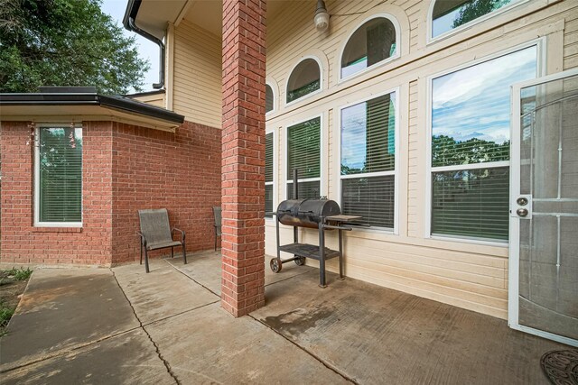 11423 Corola Trail Dr, Houston, TX 77066 - view of patio / terrace with a grill