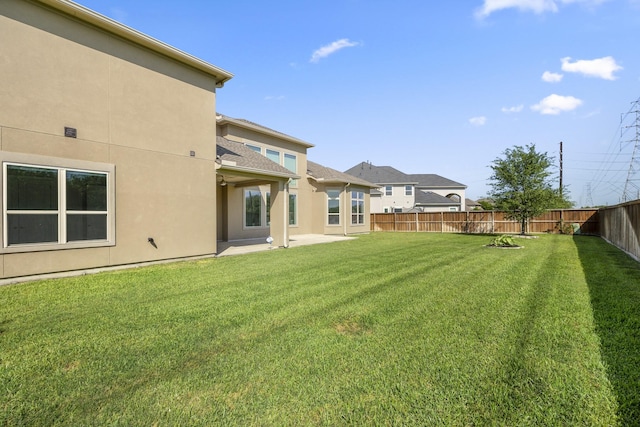 26406 Crimson Bluff Ln, Katy, TX 77494 - view of yard with a fenced backyard and a patio