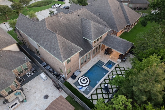 drone / aerial view