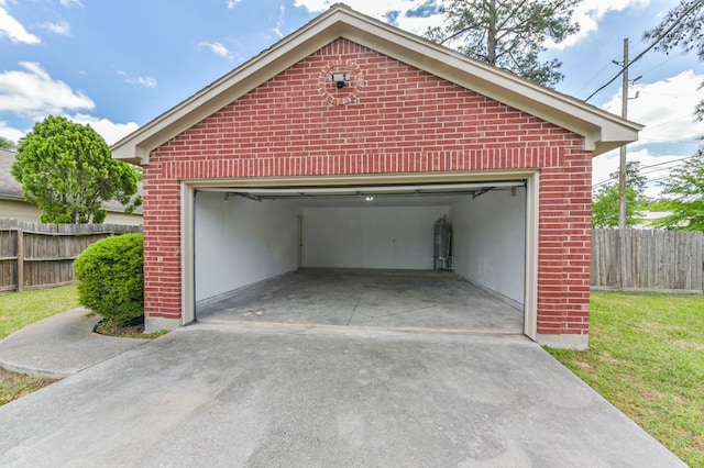 27806 Red Fox Rd, Tomball, TX 77377 - garage with fence and driveway