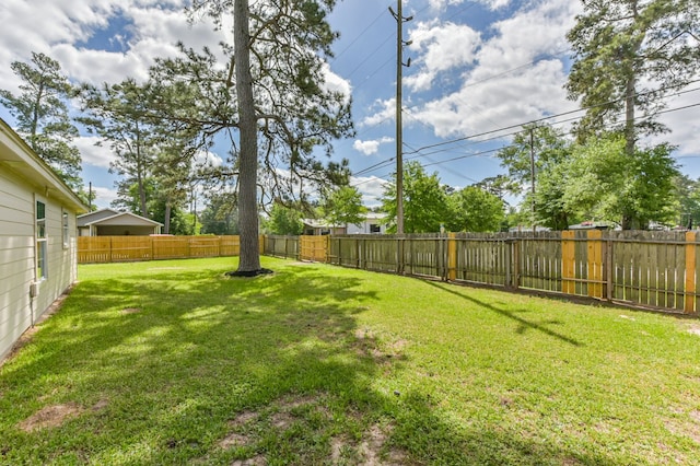 27806 Red Fox Rd, Tomball, TX 77377 - view of yard featuring a fenced backyard