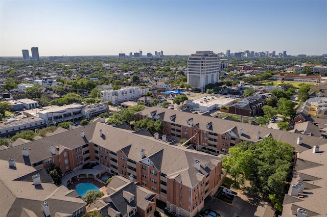 2111 Welch St Unit A107, Houston, TX 77019 - drone / aerial view of a view of skyline