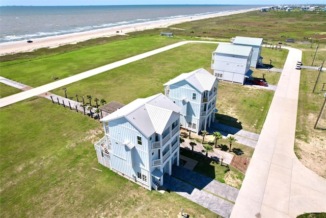 544 Annabelle, Gilchrist, TX 77617 - drone / aerial view with a beach view and a water view