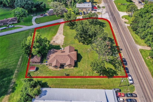 2201 Badger Ln, Huntsville, TX 77320 - aerial view