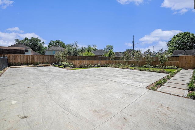view of patio / terrace featuring a fenced backyard