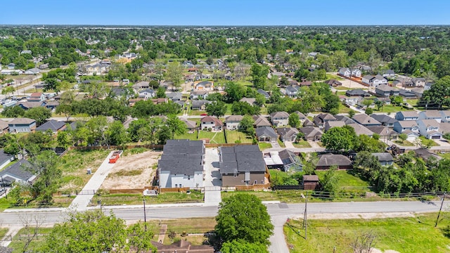 aerial perspective of suburban area