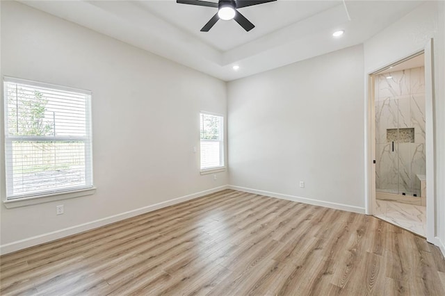 620 Lily St, Waller, TX 77484 - unfurnished bedroom with recessed lighting, light wood finished floors, and baseboards