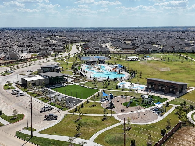 bird's eye view featuring a residential view