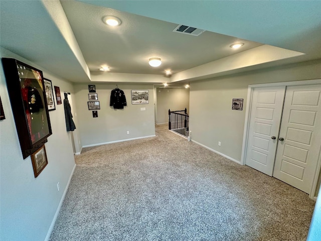 31503 Sandpiper Creek Dr, Hockley, TX 77447 - finished below grade area featuring carpet floors, baseboards, and recessed lighting