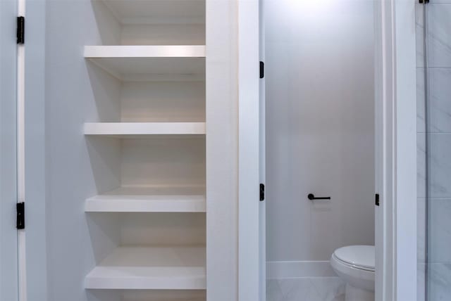 view of closet