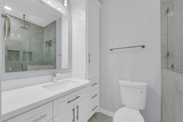 3007 E Ebano Ave, Hidalgo, TX 78557 - bathroom featuring vanity and a shower stall