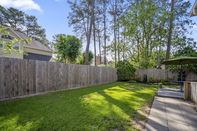 19402 Bremerton Ln, Spring, TX 77388 - view of yard featuring a patio area
