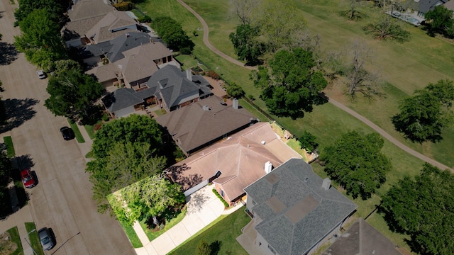 aerial view featuring a residential view