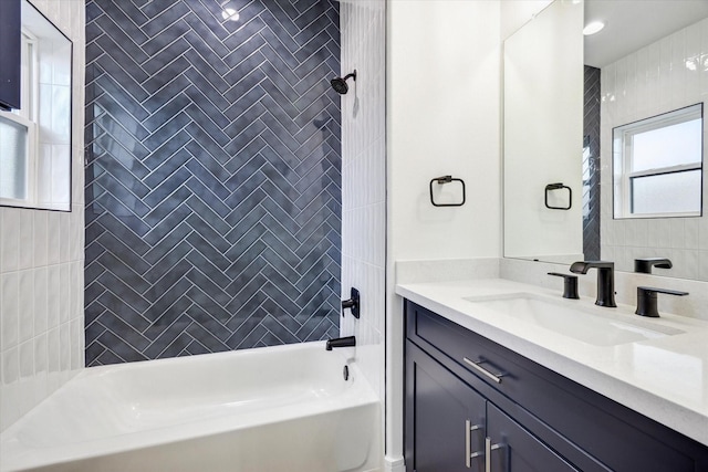 3314 Arbor, Houston, TX 77004 - full bathroom featuring shower / bath combination and vanity