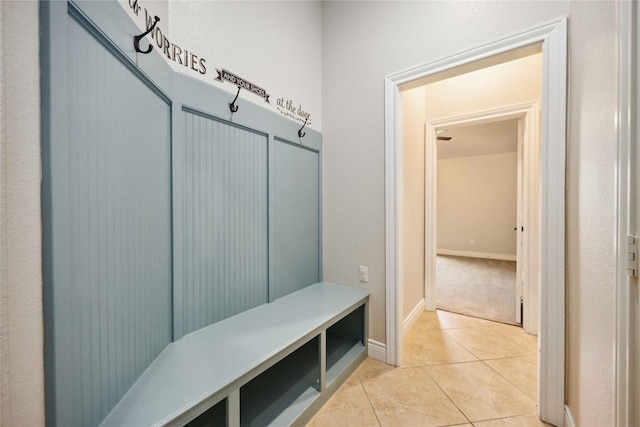 2423 Rosillos Peak Dr, Spring, TX 77386 - mudroom featuring light tile patterned flooring