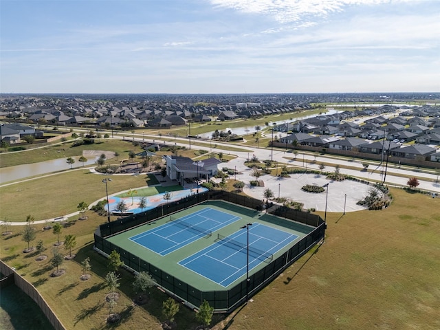 29607 Ella Larchmont Ct, Katy, TX 77494 - drone / aerial view featuring a residential view and a water view