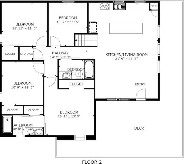 955 Bowers Ln, Crystal Beach, TX 77650 - room layout