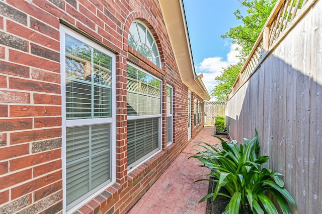 view of patio / terrace with fence
