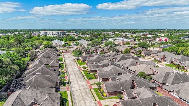 drone / aerial view featuring a residential view