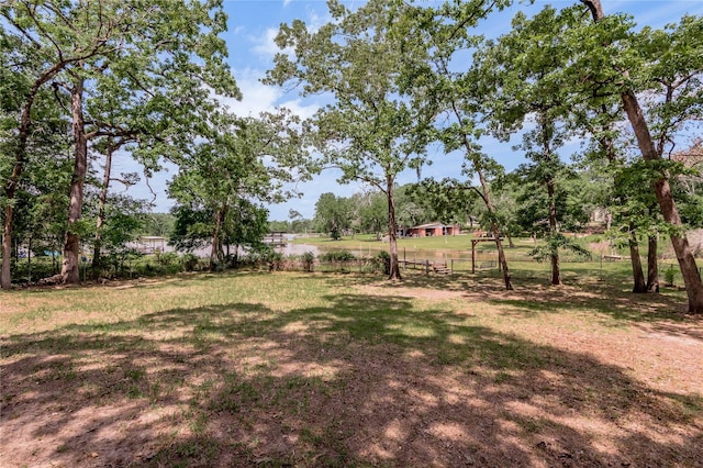 301 Chestnut Bnd, Huntsville, TX 77320 - view of yard featuring a water view