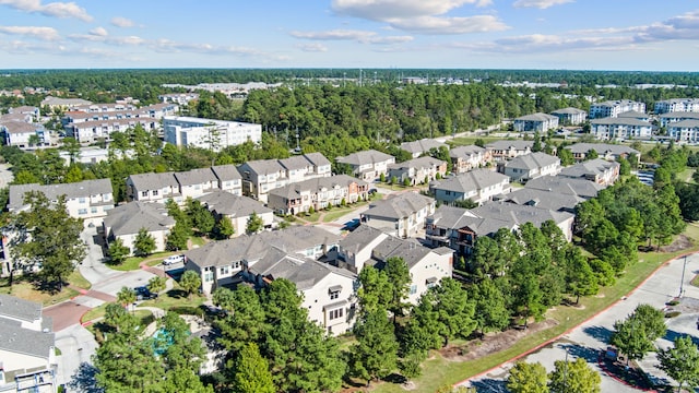 bird's eye view featuring a residential view