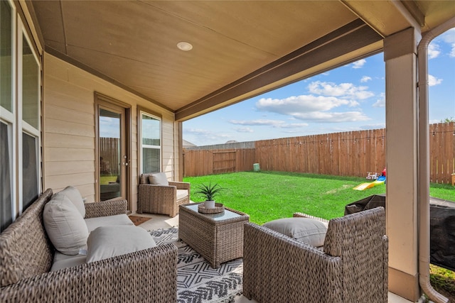 4335 Leyland Brook Ln, Houston, TX 77068 - view of patio with an outdoor living space