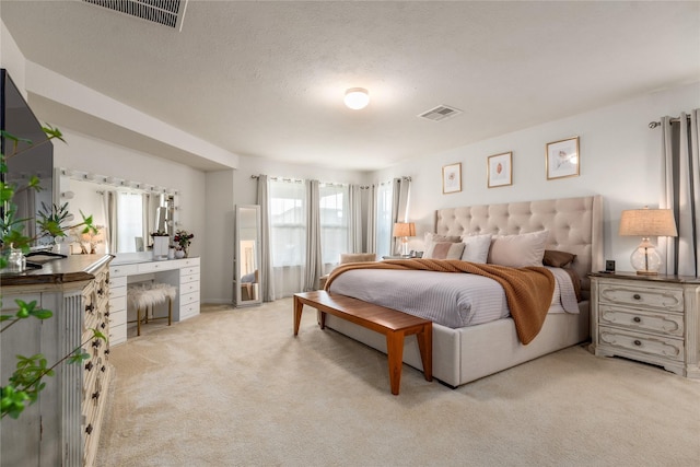 4335 Leyland Brook Ln, Houston, TX 77068 - bedroom with light carpet and a textured ceiling