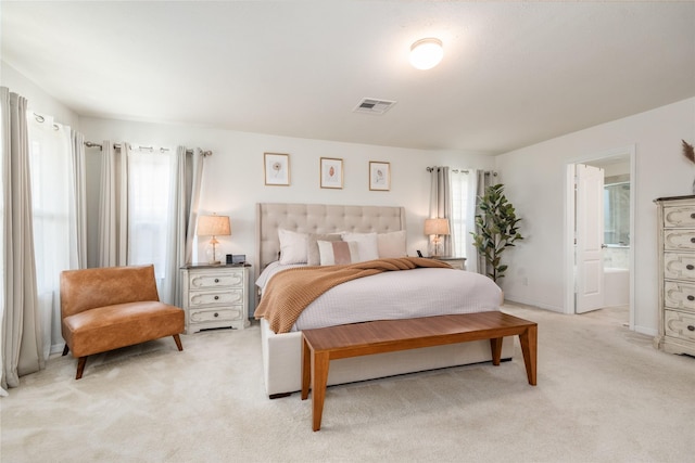 4335 Leyland Brook Ln, Houston, TX 77068 - bedroom with light carpet and ensuite bathroom